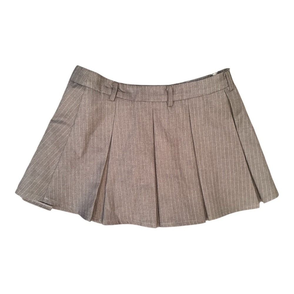 Cutie Classic Gray Pleated Skirt